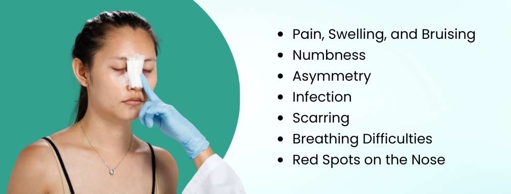 possible complications of rhinoplasty surgery
