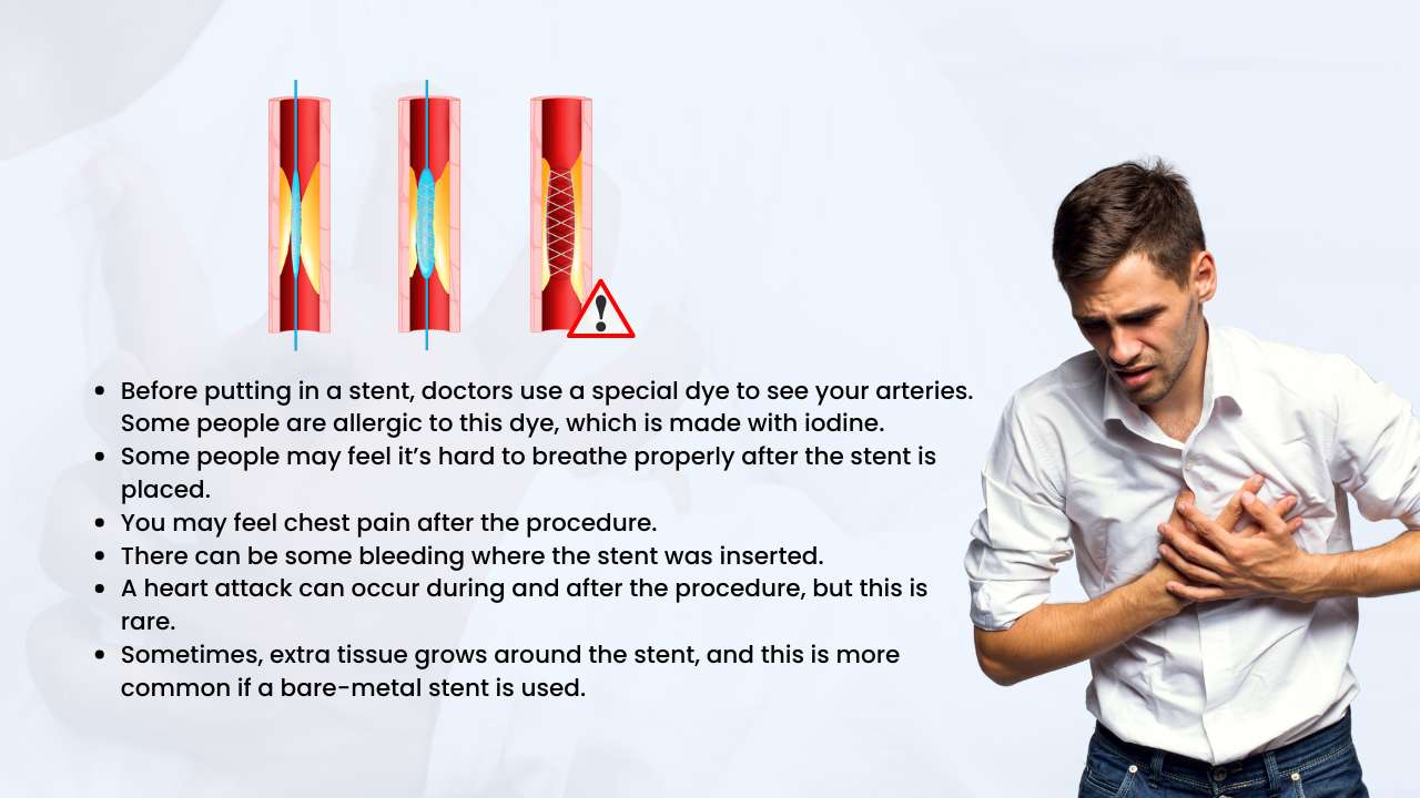 possible complication of heart stent