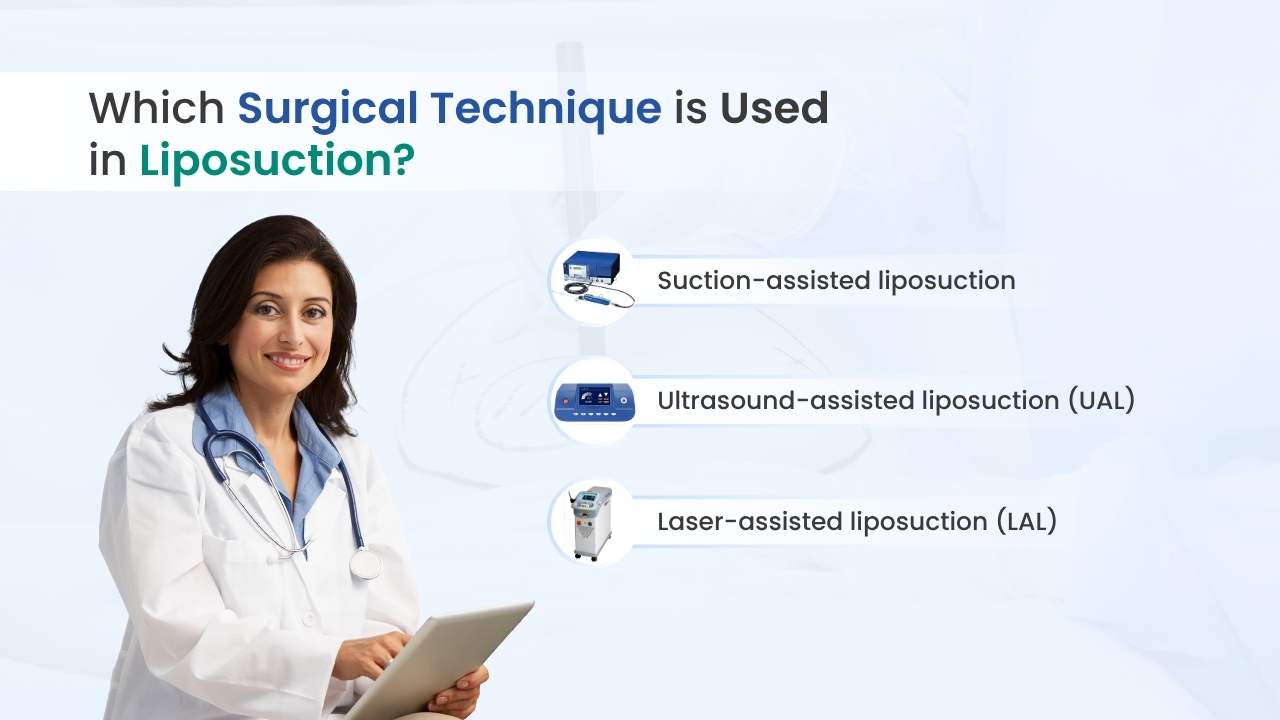 which surgical techniques is used in liposuction