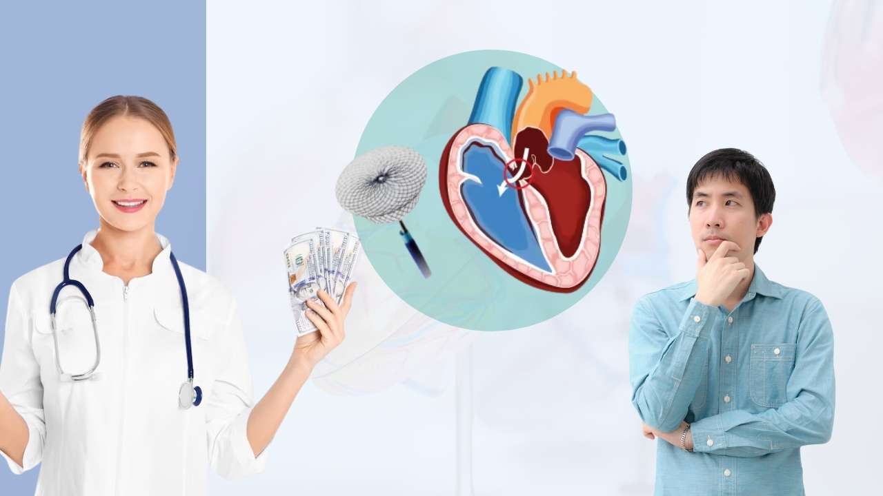 factors affecting cost of atrial septal defect closure